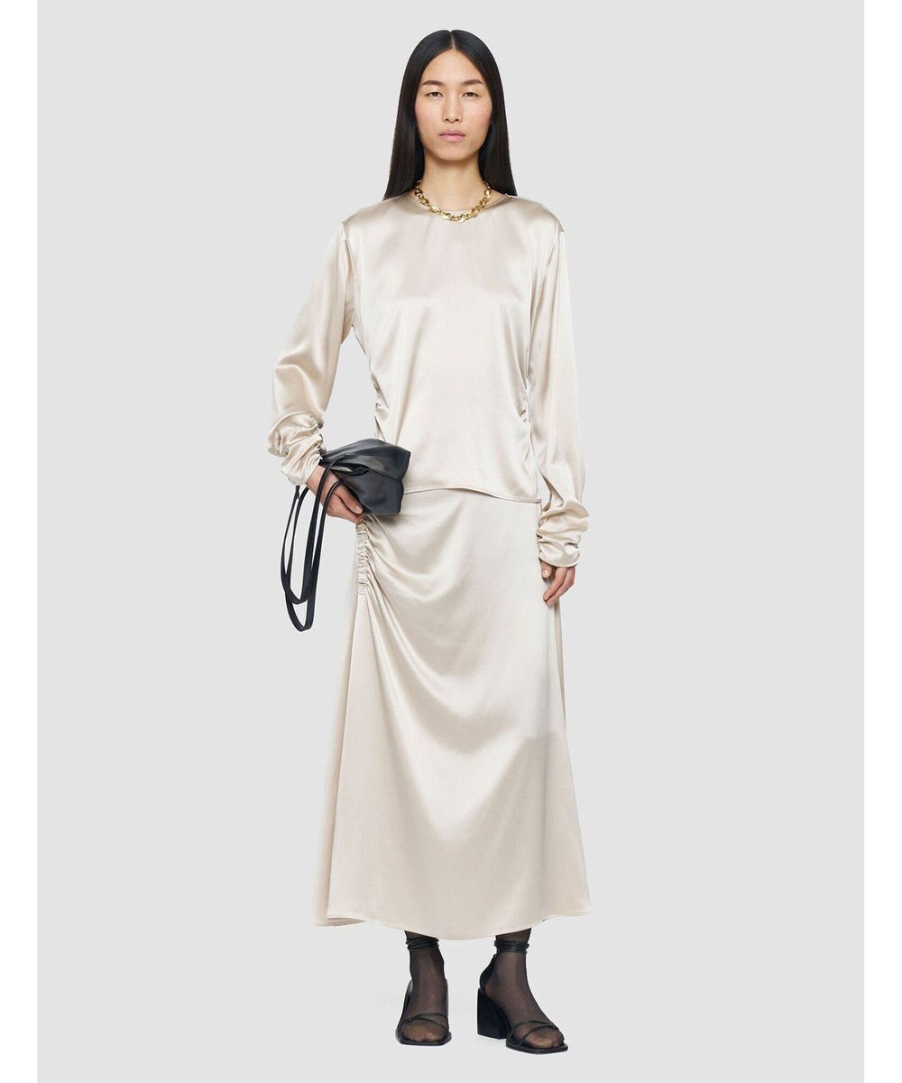 JOSEPH シルクサテンルーシング　ブラウス 