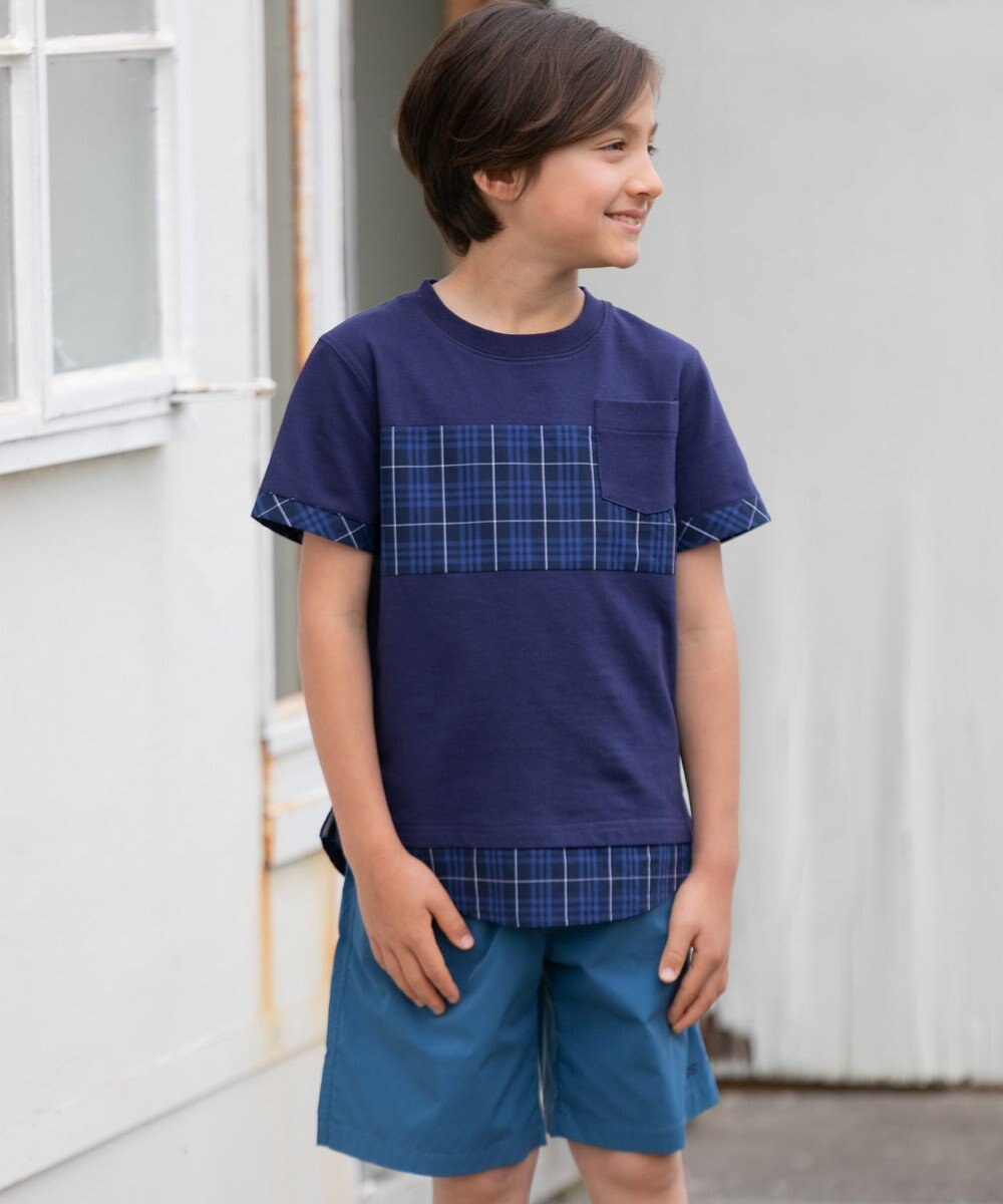 J.PRESS KIDS 【140-170cm】マドラスＴシャツ 
