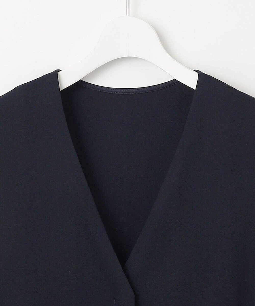 J.PRESS LADIES 【洗える】Hari-Puru jersey ジレ 