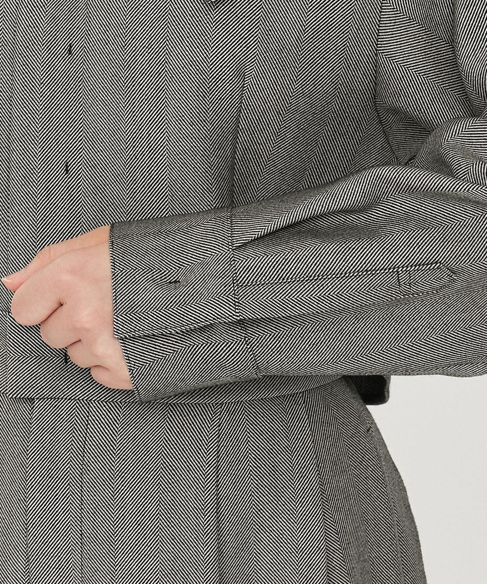 uncrave ヘリンボーンスーツ オールインワン（uncrave WHITE） 