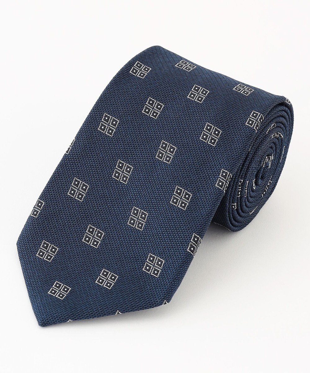 J.PRESS MEN 【J.PRESS SPUN SILK COLLECTION】小紋柄ネクタイ 