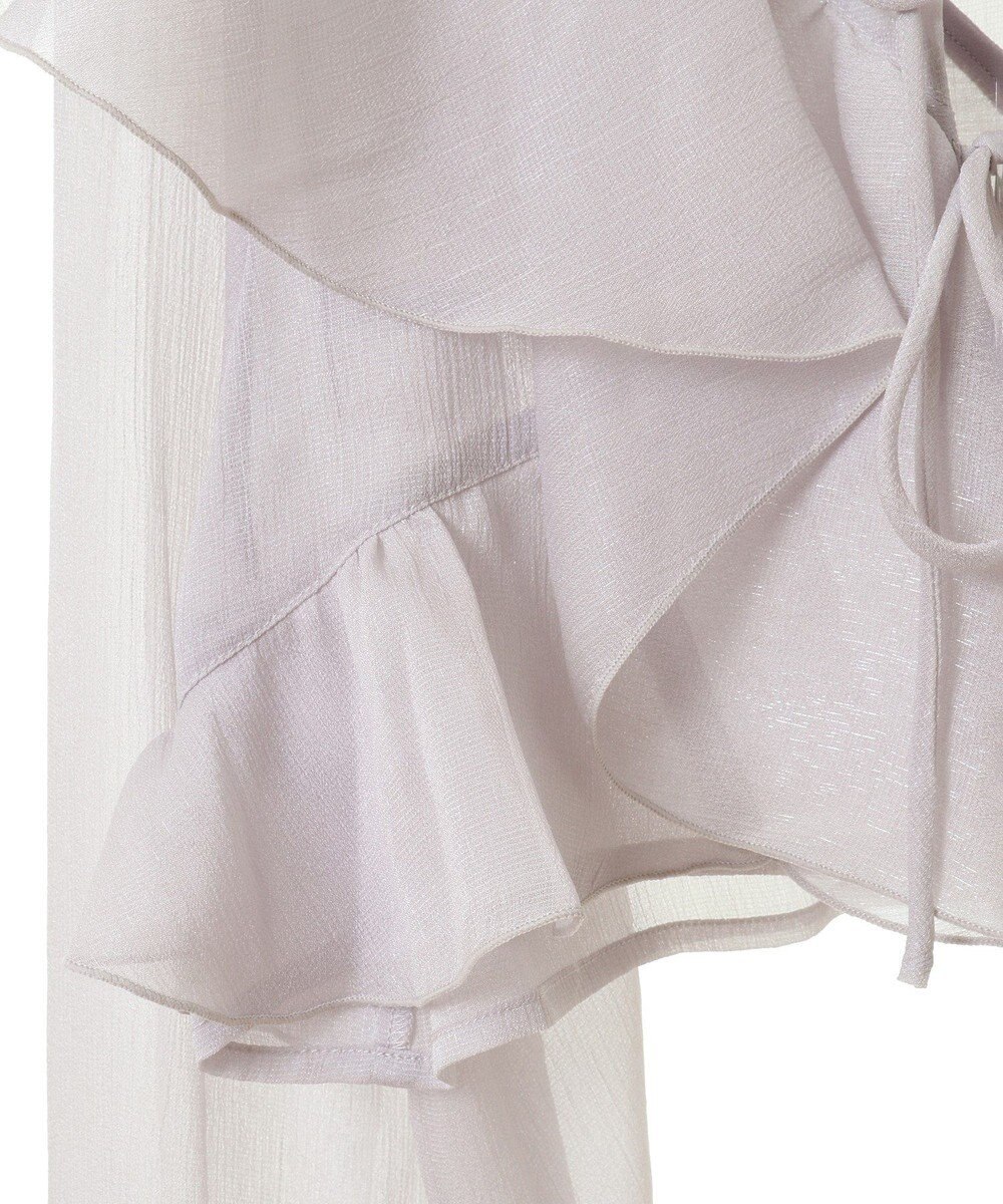 earth music&ecology シアーラッフルショートボレロ 