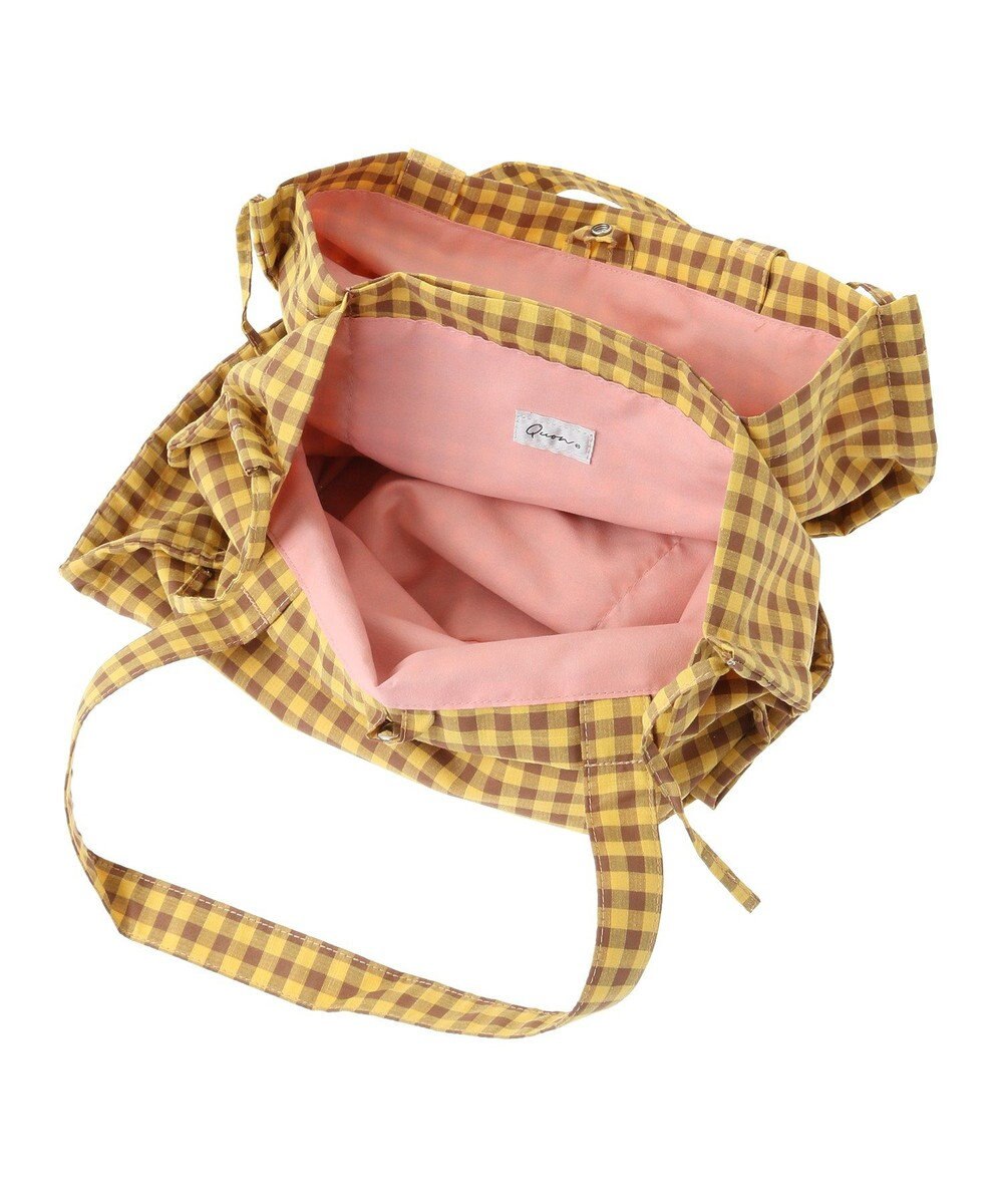 Green Parks ・ＱＵＯＮ　ギンガムリボントート 