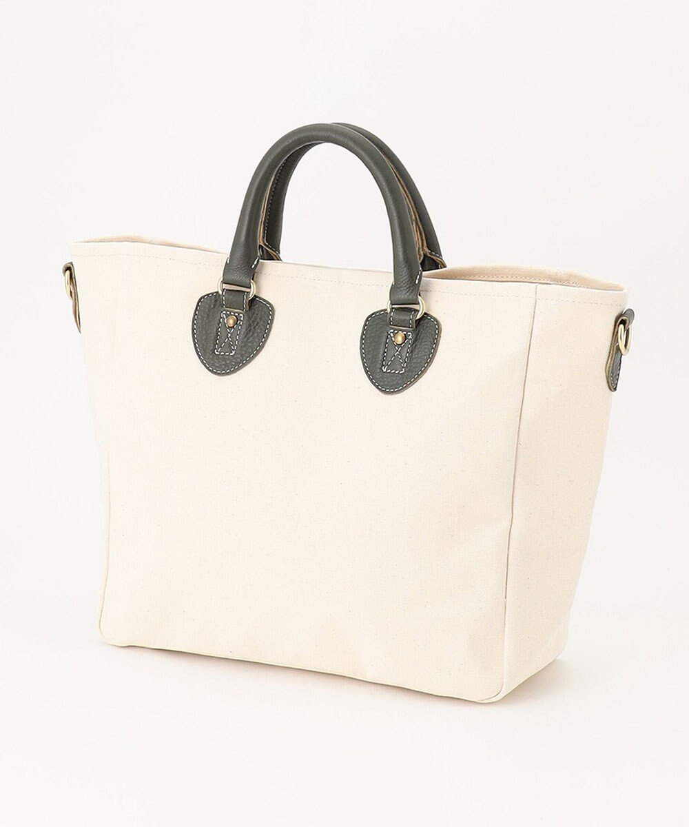 UNBILLION Otias 8号キャンバスシュリンクレザートートバッグ 