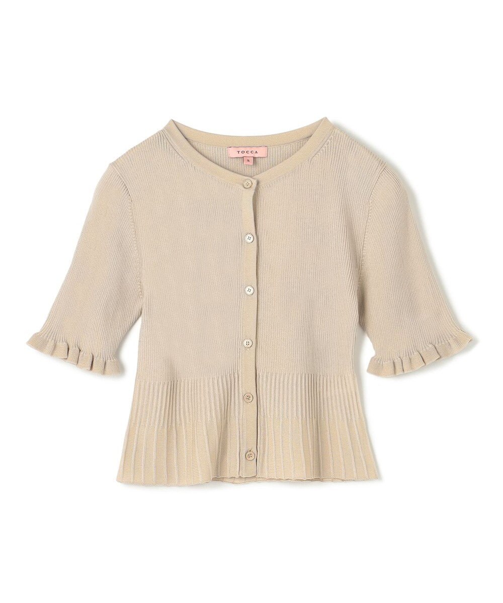 TOCCA HALF SLEEVE AJISAI  半袖カーディガン 