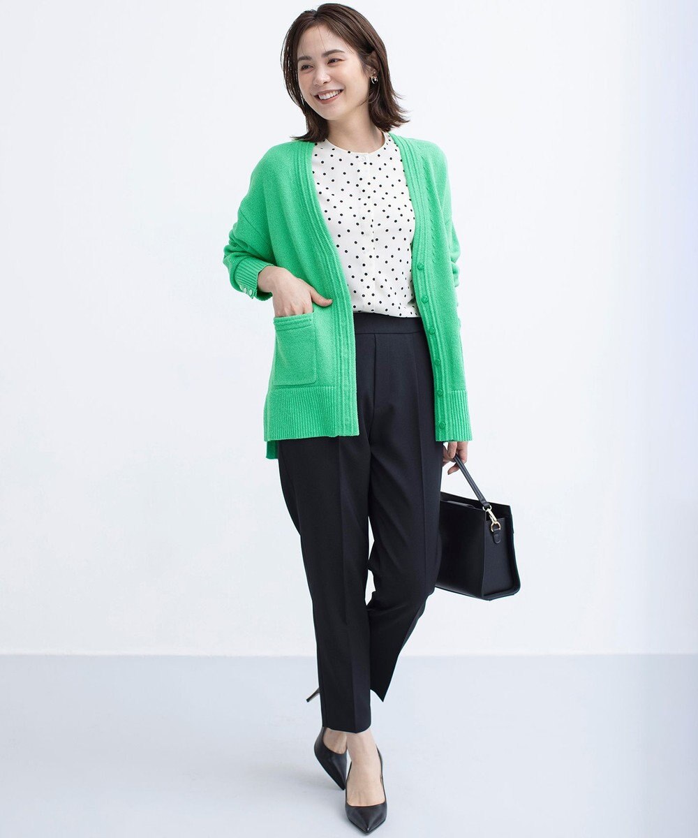 組曲 【WEB限定】SOBANEラメカーディガン 