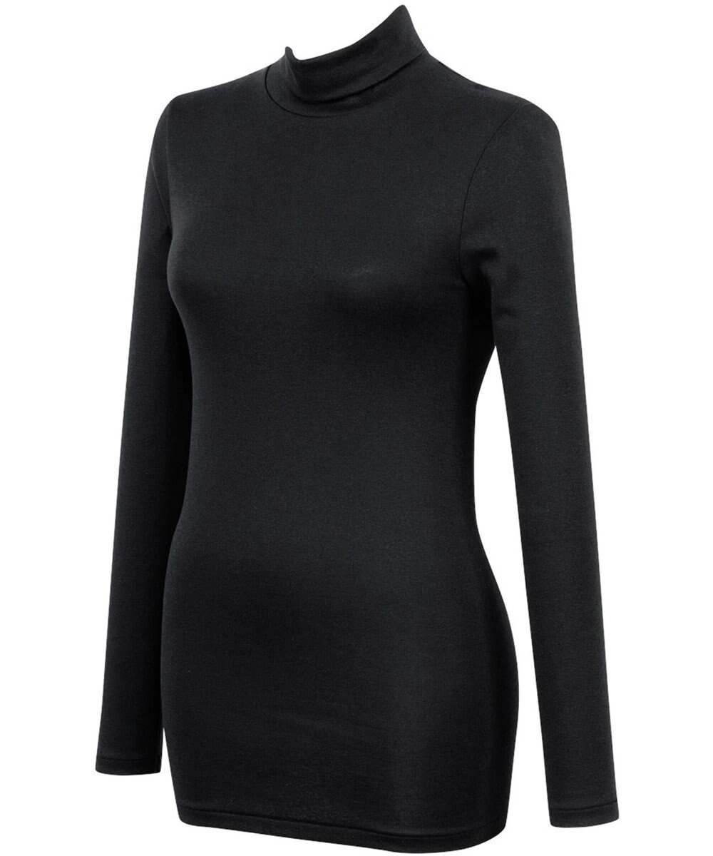 Wing あったかインナー オーガニックコットン100%(肌側) やさしい肌ざわり ムレにくい 【綿の贅沢 オーガニック】 9分袖 長袖 タートルネック 秋 冬 EL4032 ウイング／ワコール 