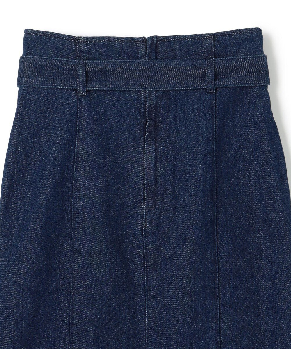 BEIGE， 【洗える・Oggi ８月号掲載】NAVIGLIO / ベルト付きハイウエストデニムスカート 