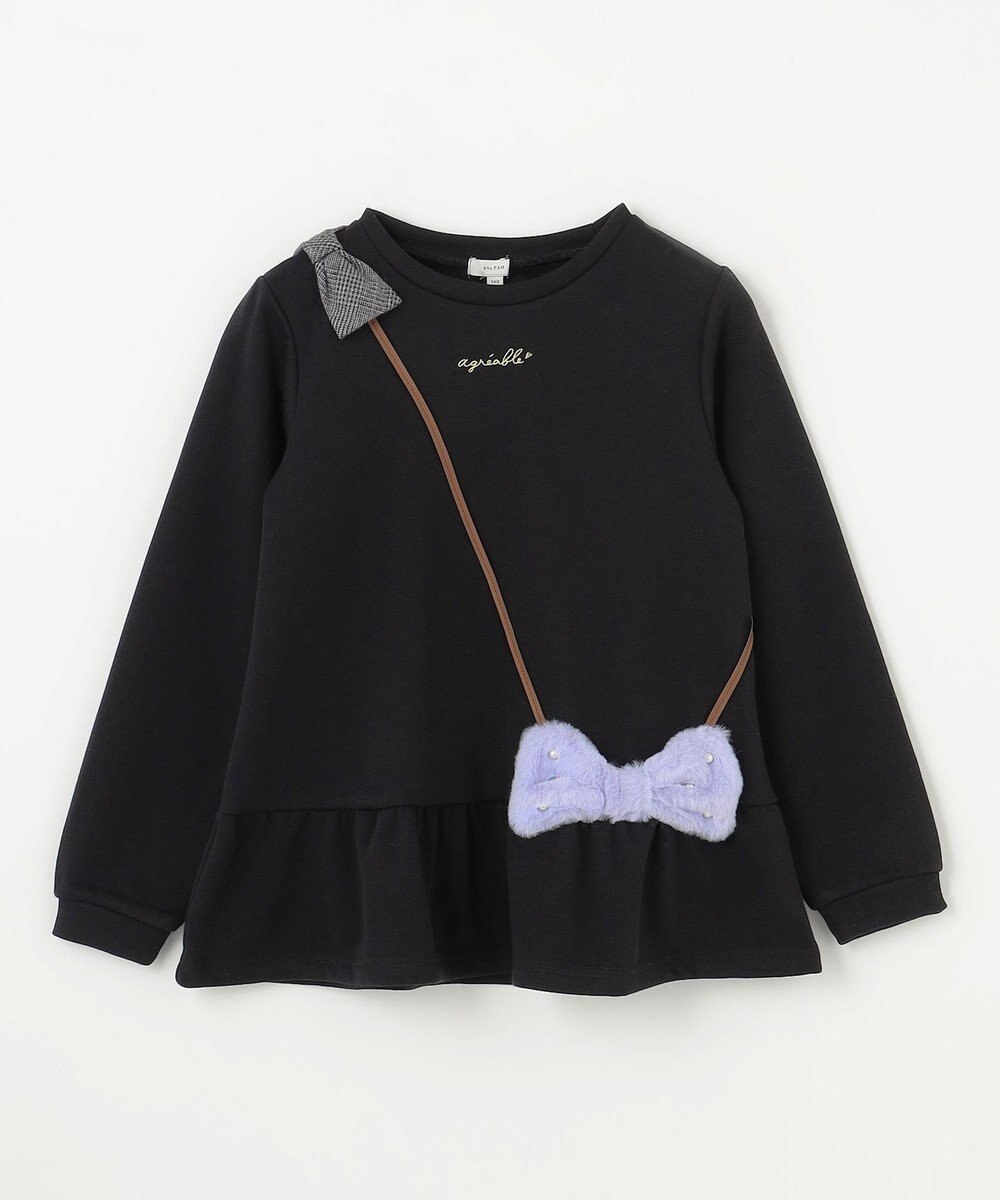 ANY KIDS 裏シャギーポシェットトレーナー 