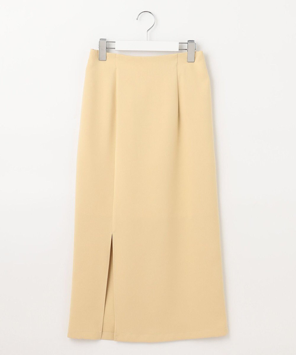 Feroux ソフトツイルナロースリット スカート 