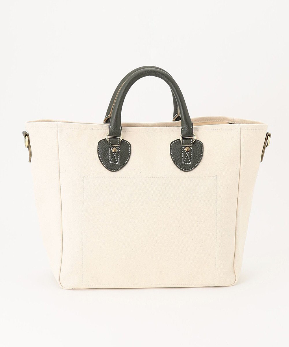 UNBILLION Otias 8号キャンバスシュリンクレザートートバッグ 