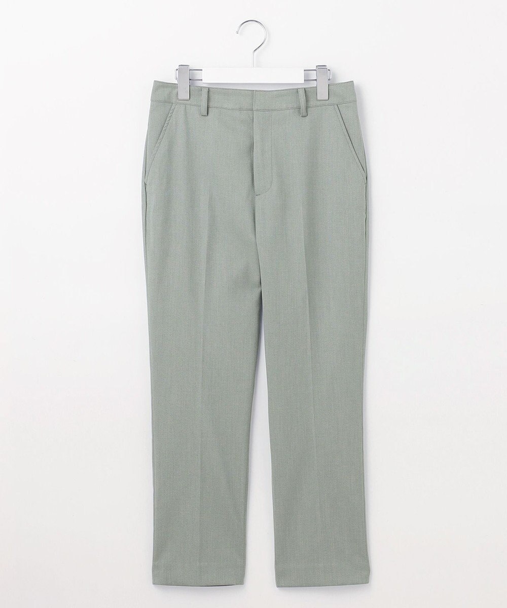 J.PRESS LADIES S 【洗える】シャークスキン テーパード パンツ 