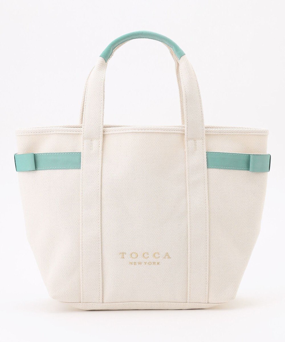 TOCCA 【A4サイズ対応】SIDE RIBBON CANVASTOTE トートバッグ 