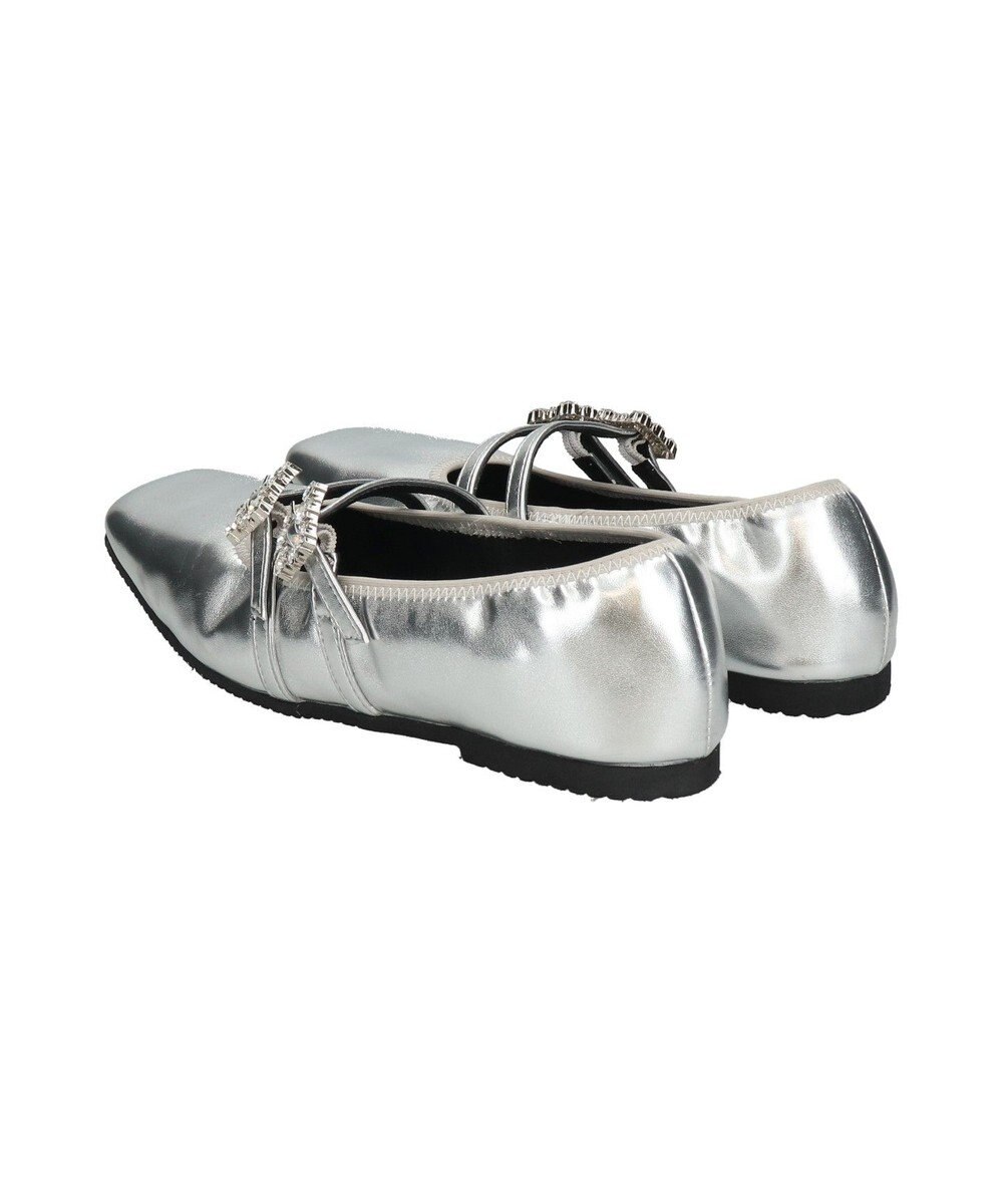 Bridget Birkin 【PARADIS COULEUR】ビジューバックルダブルストラップバレエ 