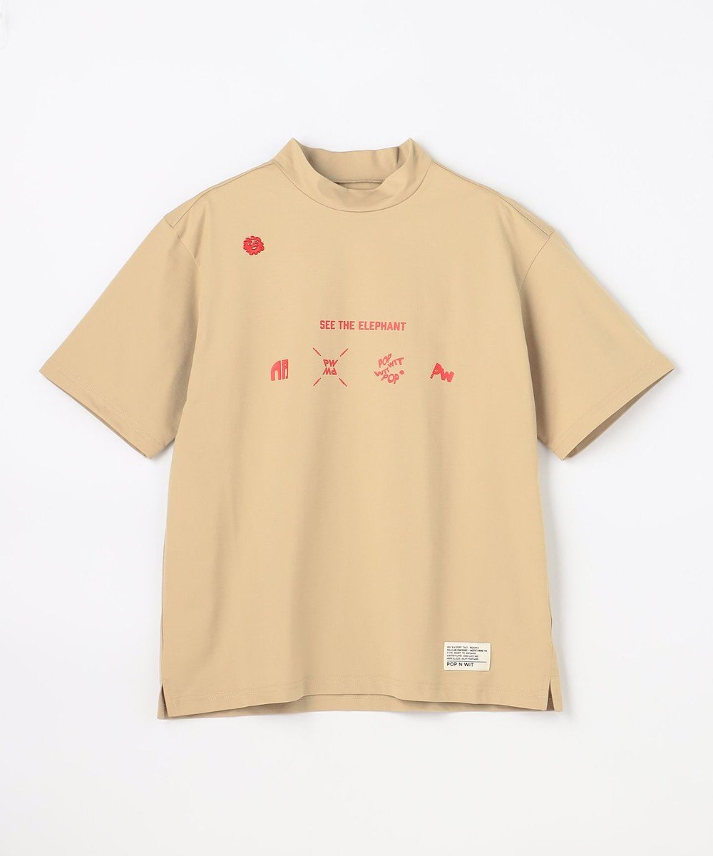 PW CIRCULUS 【WOMEN】アニマルグラフィックモックネック  ゴルフウェア レディース 