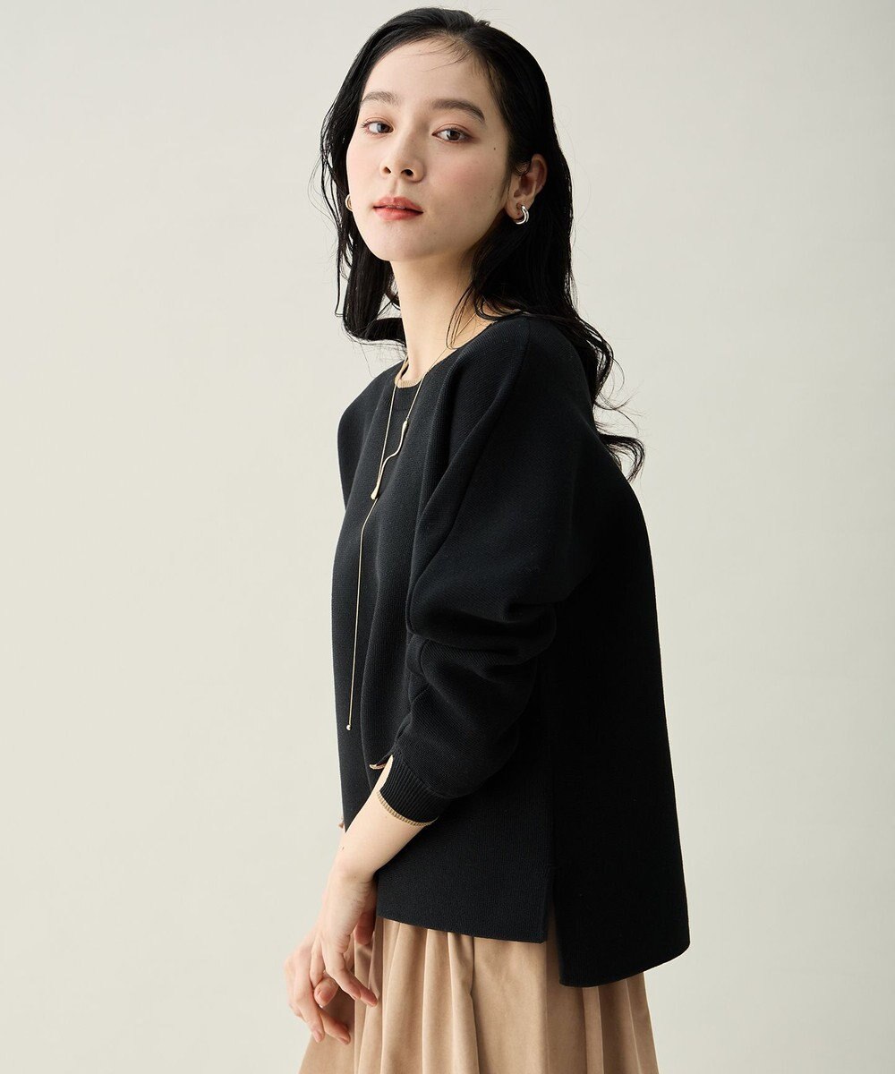 ANY L 【2SET】バイカラーニット×スエードスカートセット 