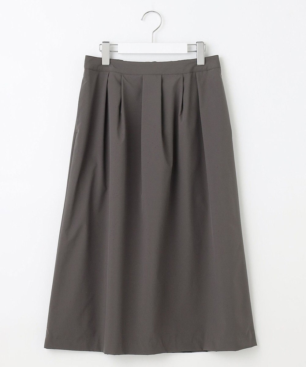 J.PRESS LADIES 【洗える】SOLO ECOタフタ タック スカート 