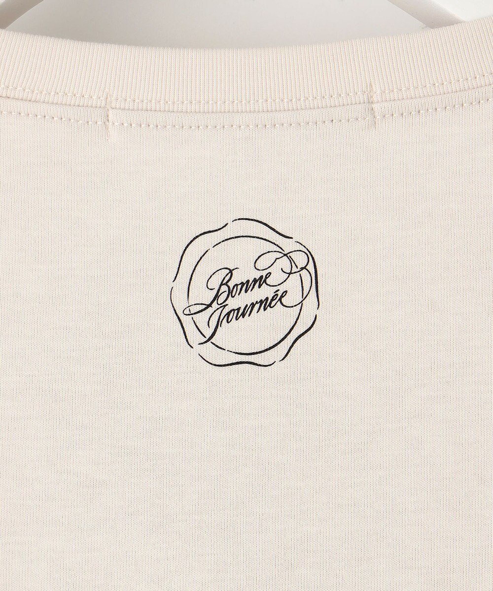 23区 S 【井波麻里衣さんコラボ】カリグラフィー 刺繍 Tシャツ 