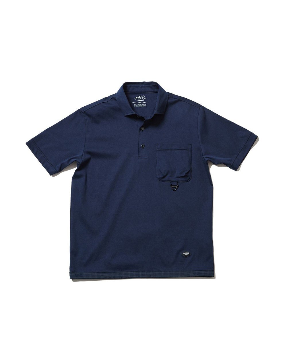 JOSEPH ABBOUD MOUNTAIN 【UNISEX】ASHA_OG_OGリップコンビ ポロシャツ 