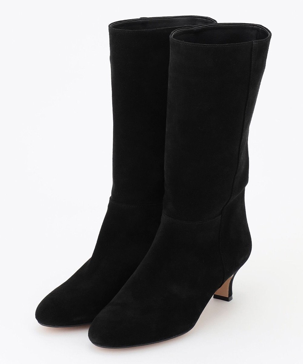 23区 スウェード ヒール ブーツ 