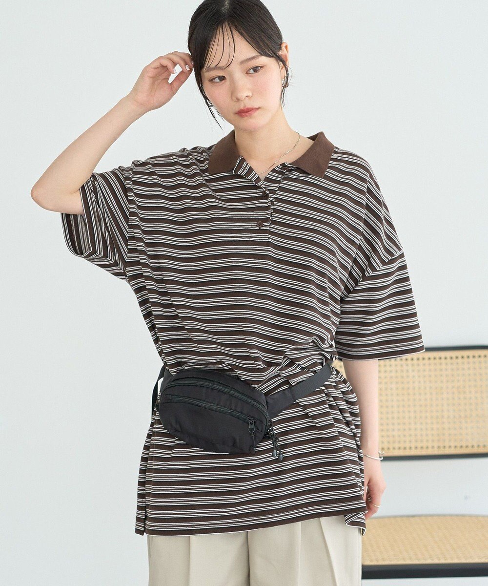 earth music&ecology ラガーポロシャツ 