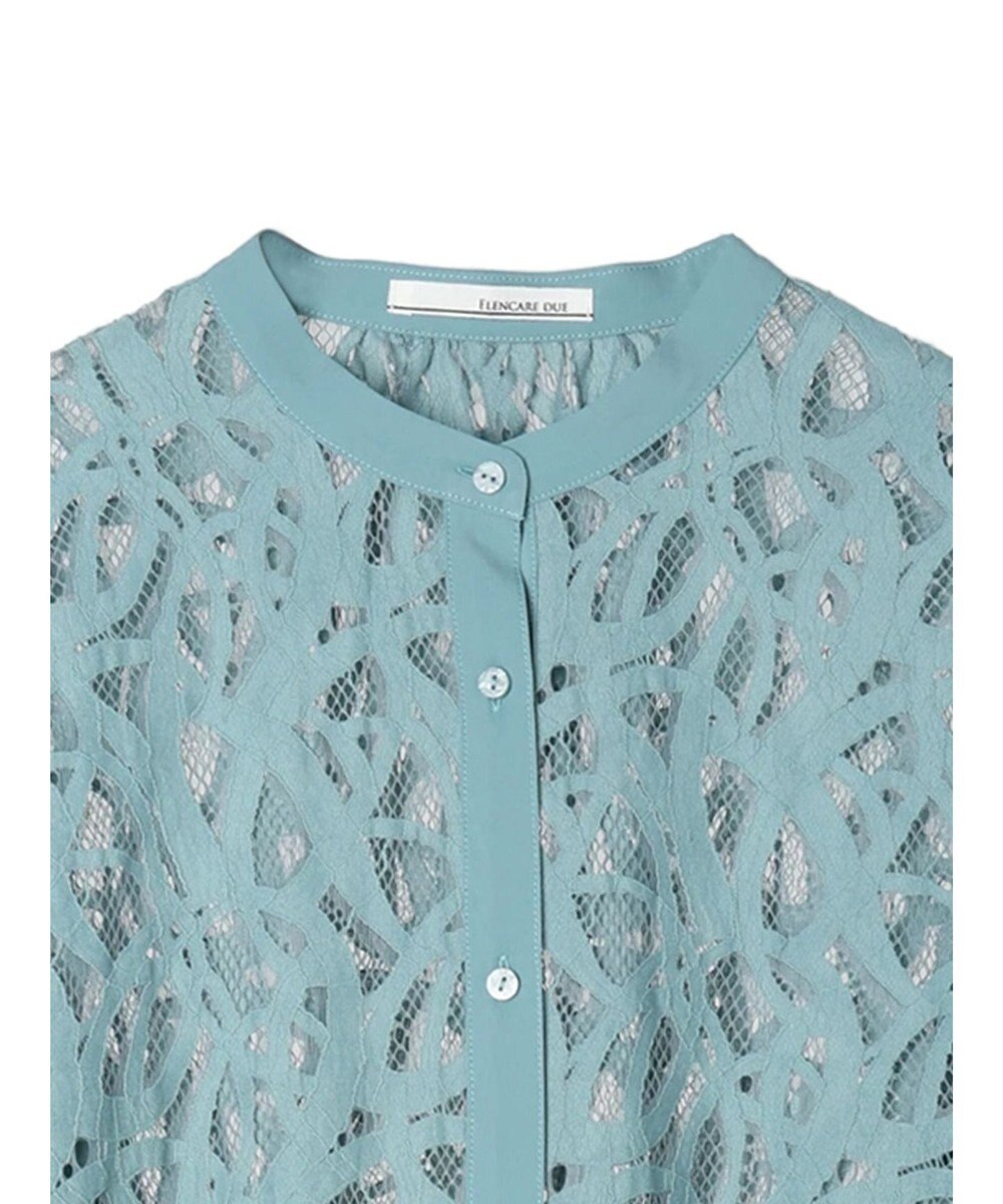 Green Parks ・ＥＬＥＮＣＡＲＥ　ＤＵＥ　レースバンドカラーブラウス 