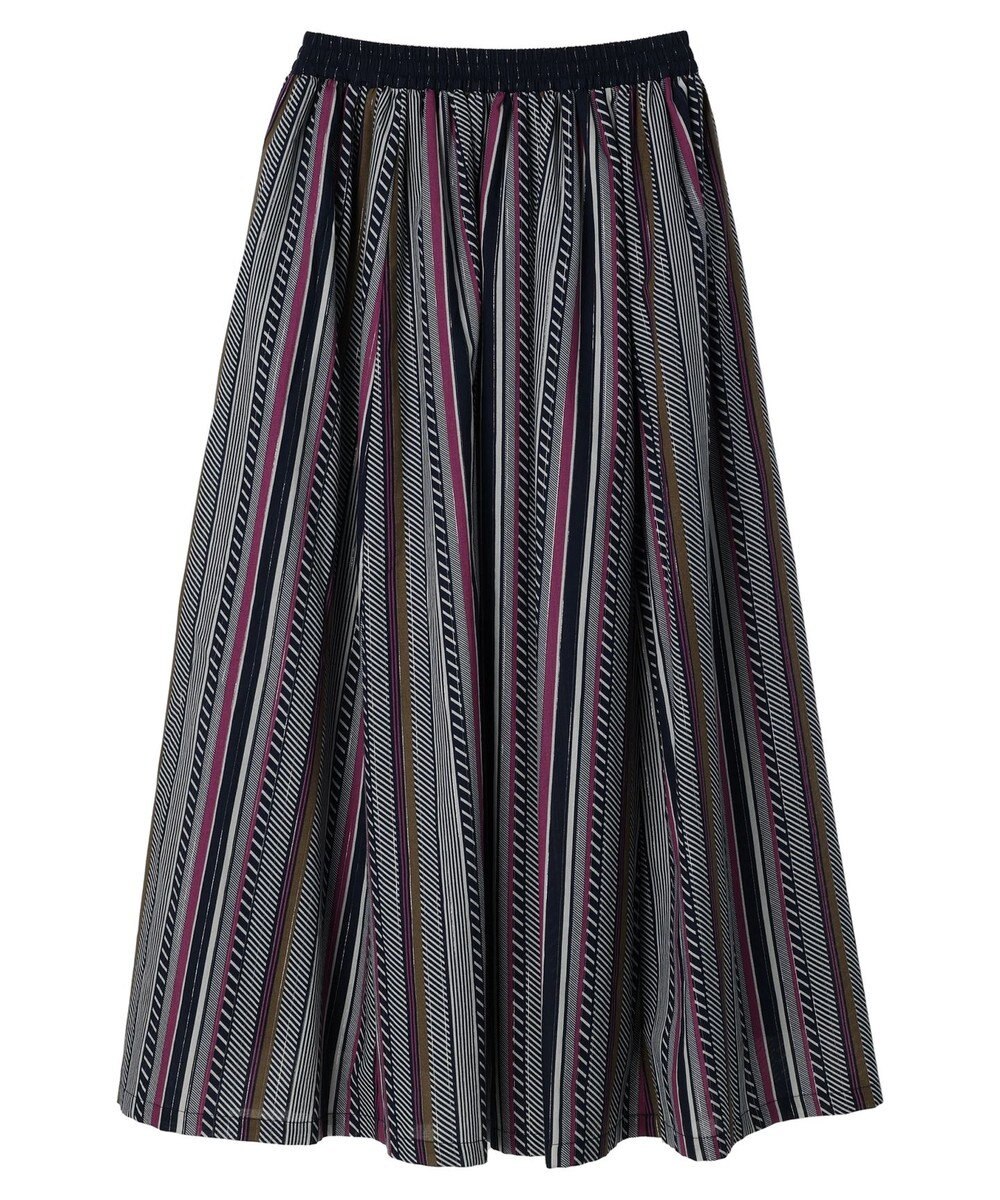 Green Parks ・ＥＬＥＮＣＡＲＥ　ＤＵＥ　マルチストライプスカート 