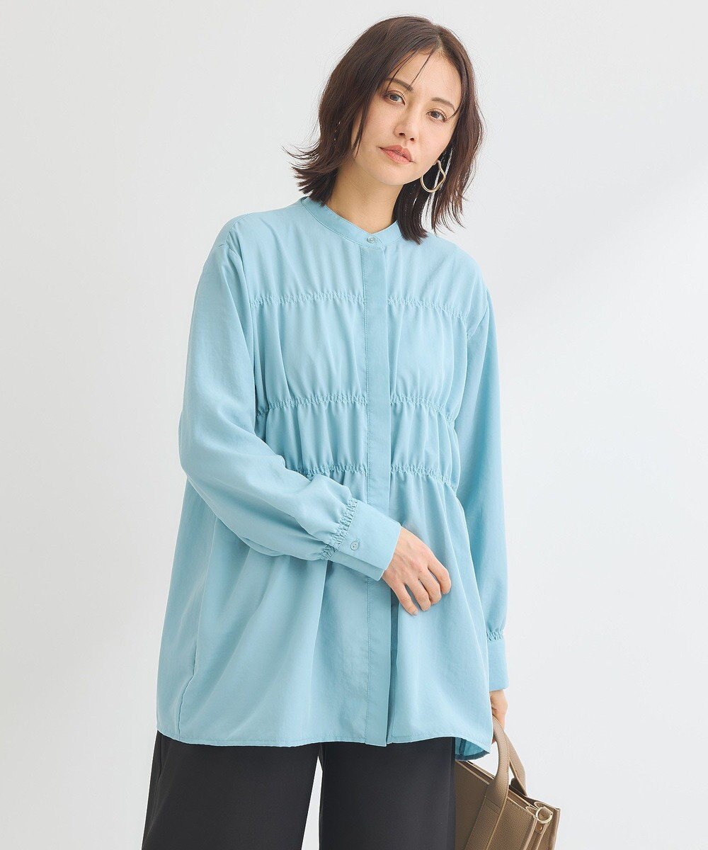 Green Parks シャーリングシャツチュニック 