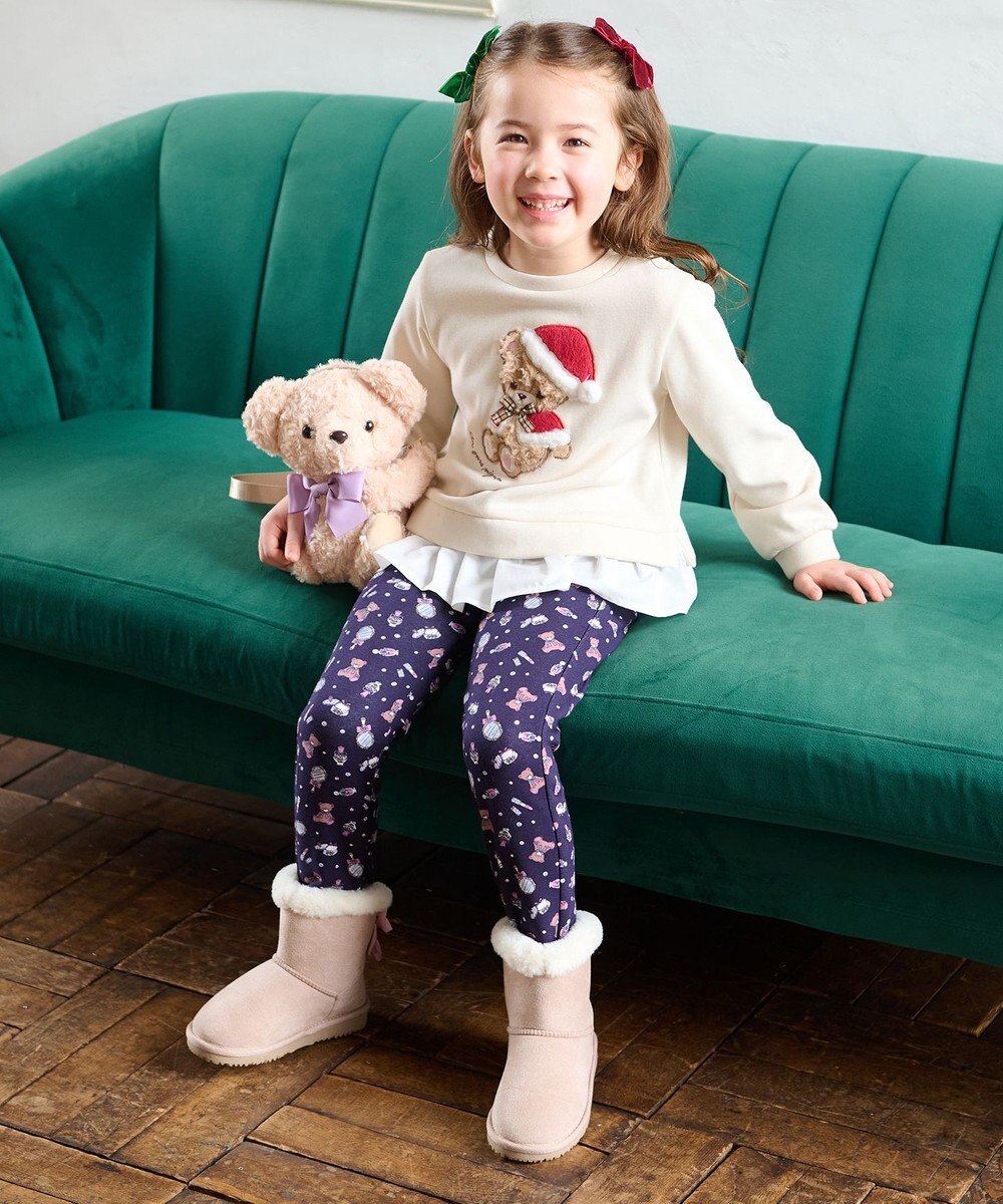 ANY KIDS 7days裏シャギー総柄パンツ 