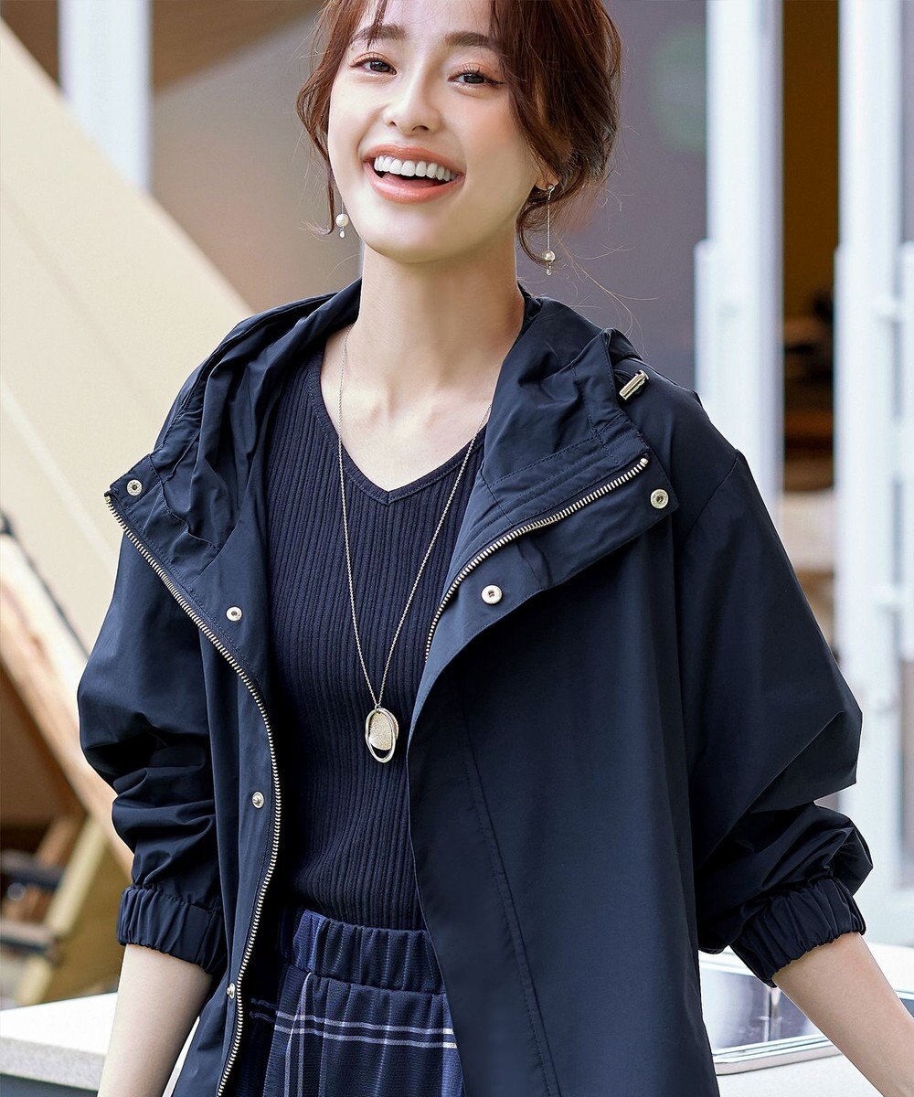 Tiaclasse 【新色追加・洗える】撥水ドロストマウンテンパーカー 