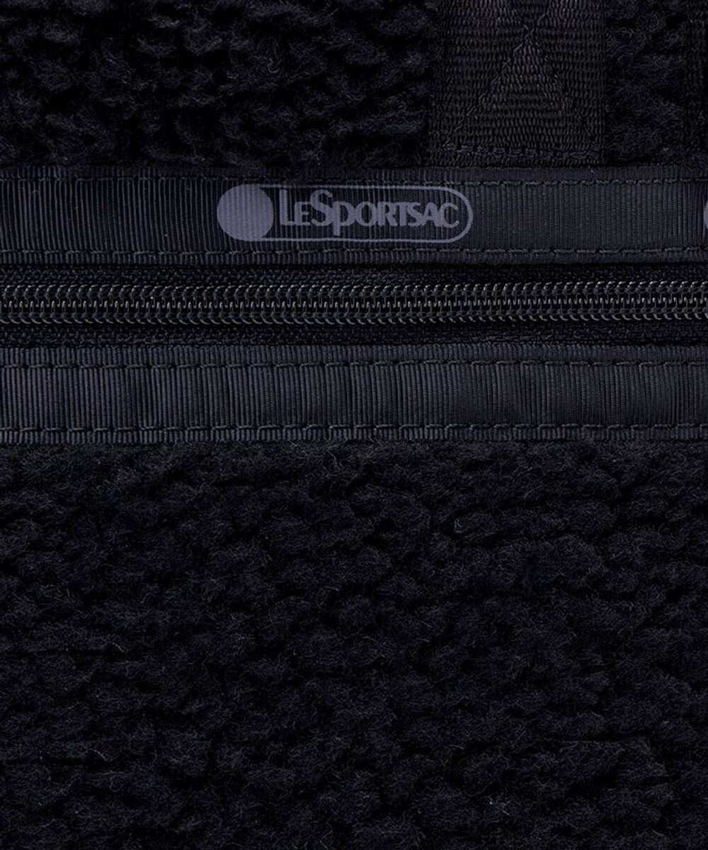 LeSportsac DENIM MINI N/S TOTE/ブラックデニム/ブラックシェルパ 