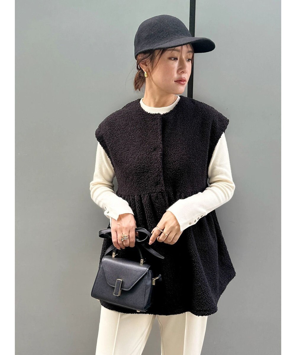 Green Parks フレア裏付きボアベスト 