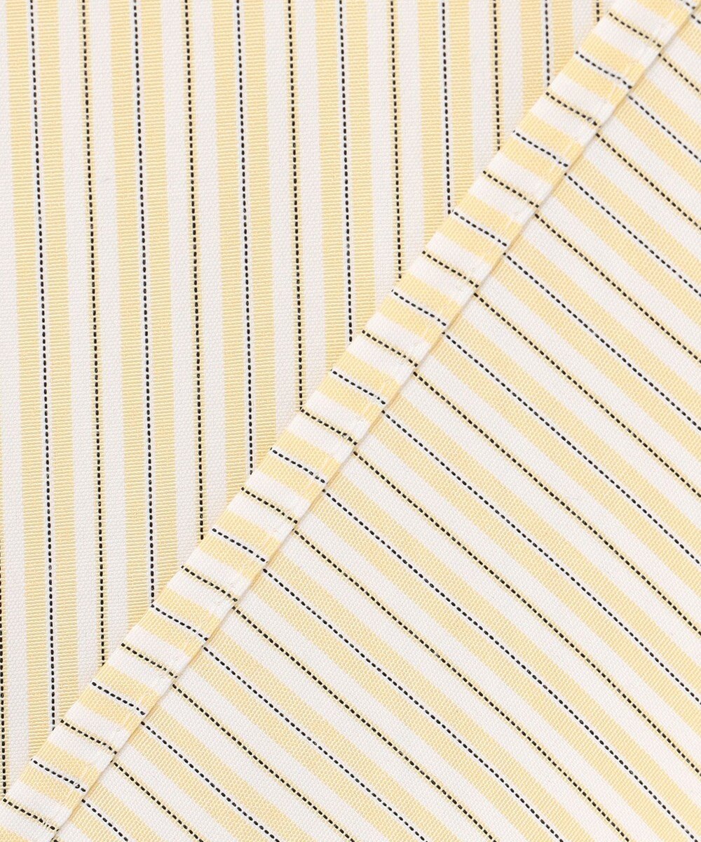 J.PRESS LADIES 【WEB限定・洗える】ストライプ キーネック ブラウス 