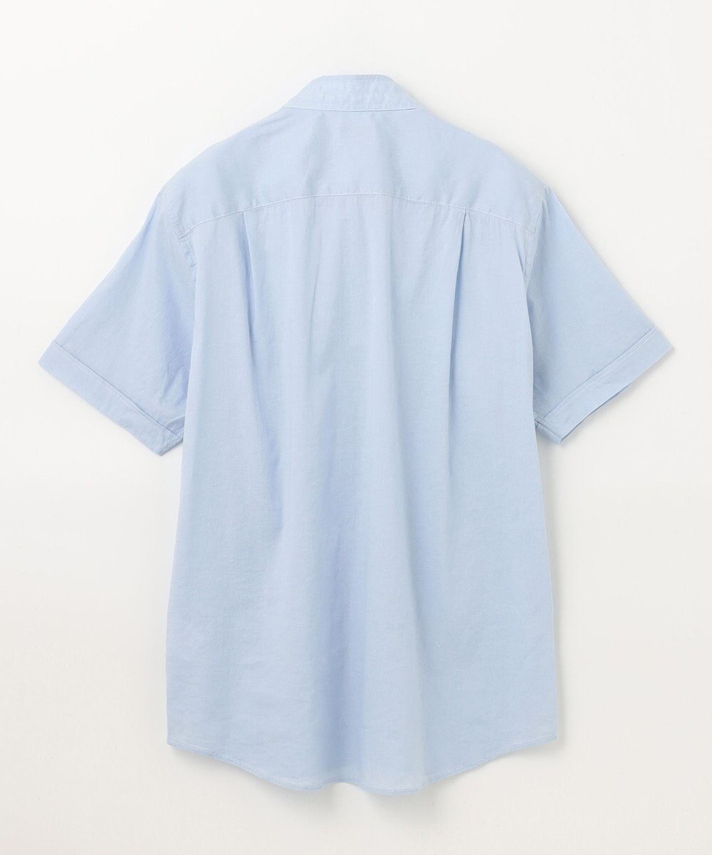 JOSEPH HOMME リネンストレッチブロード 　ウィングカラー半袖シャツ 