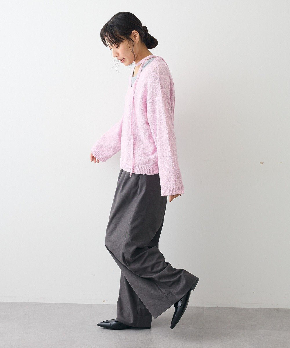 CRAFT STANDARD BOUTIQUE ファンシーヤーンVネックプルオーバー 