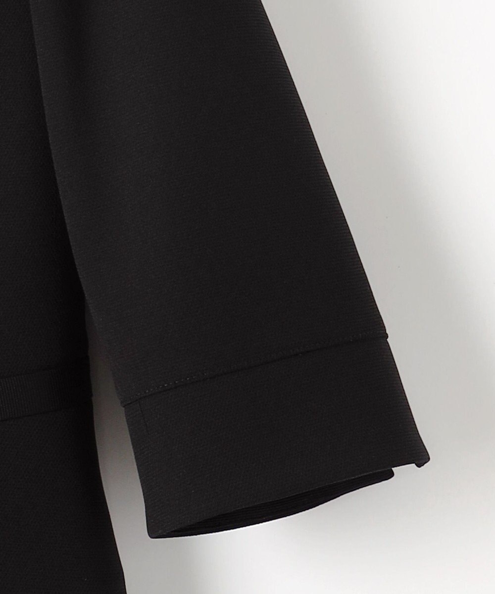 自由区 FORMAL 【ウォッシャブル対応】ドビーボーダーリボン ジャケット+ワンピース 