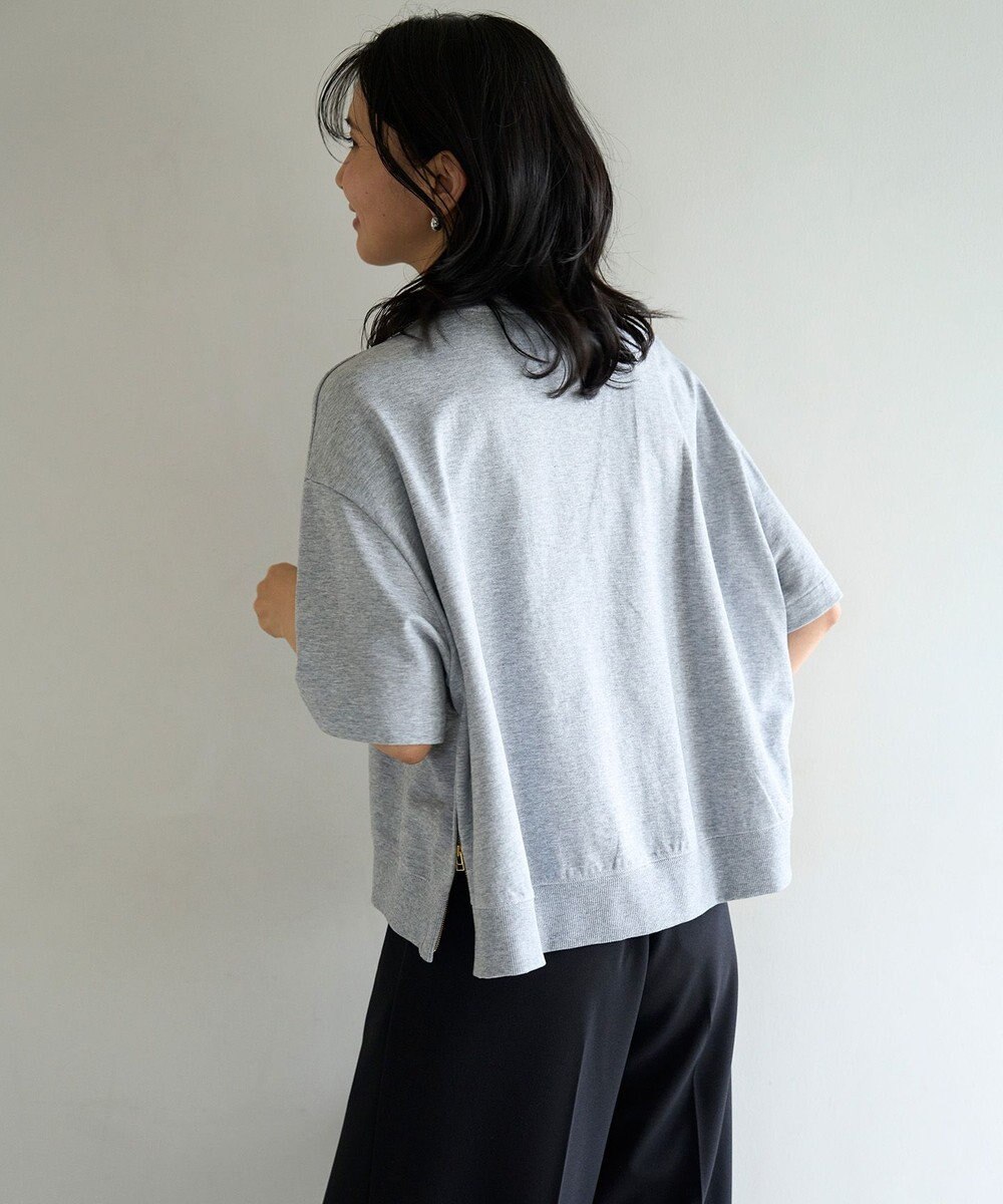 UNFILO ライトウェイト サイドZIPスウェット 