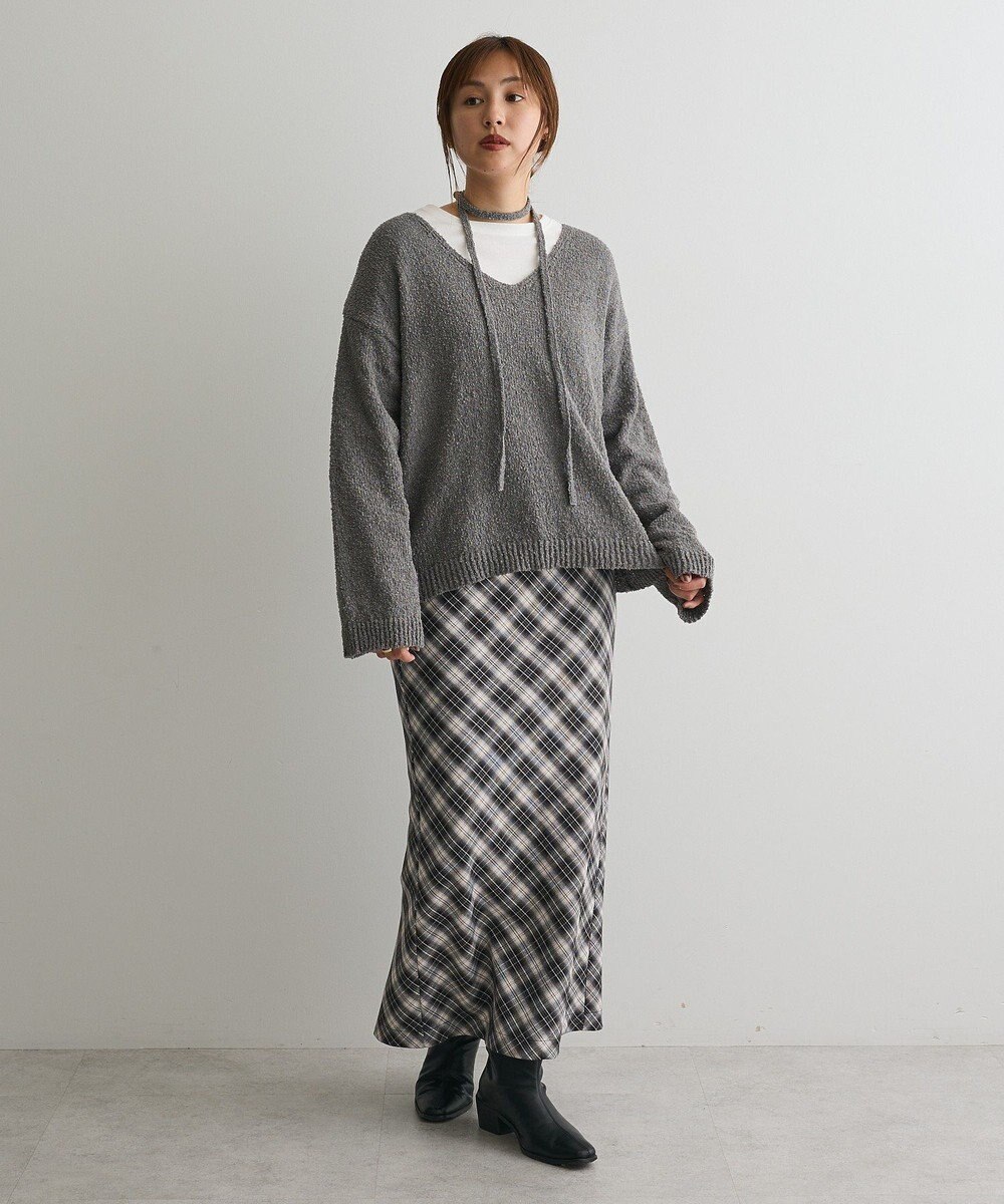 CRAFT STANDARD BOUTIQUE ファンシーヤーンVネックプルオーバー 