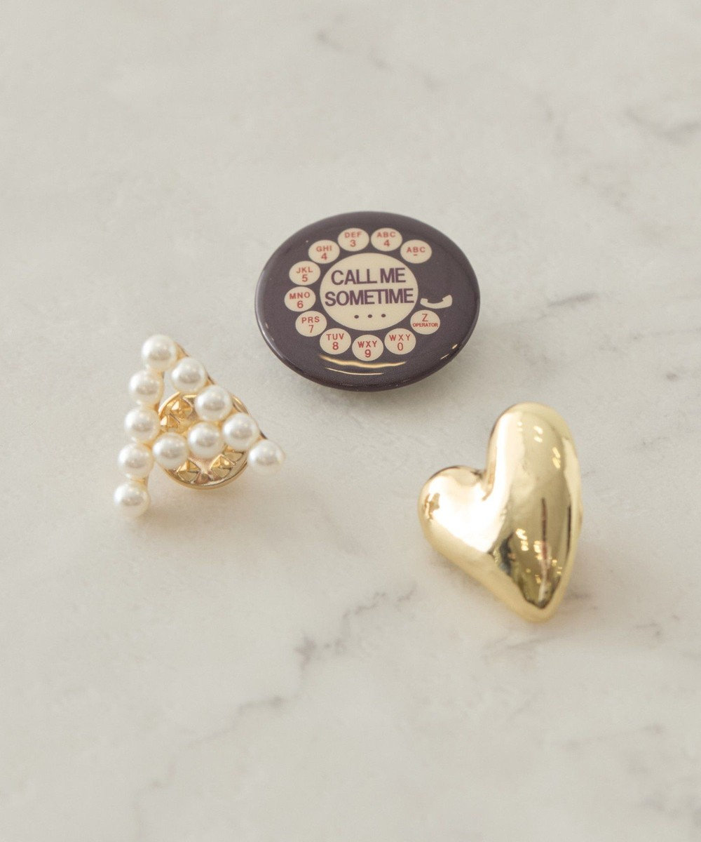 AMERICAN HOLIC 【3点SET】アソートブローチ 