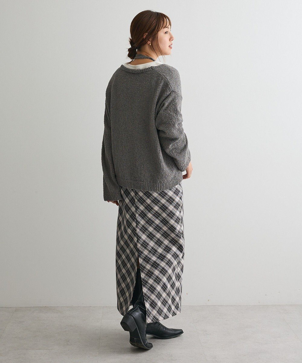 CRAFT STANDARD BOUTIQUE ファンシーヤーンVネックプルオーバー 