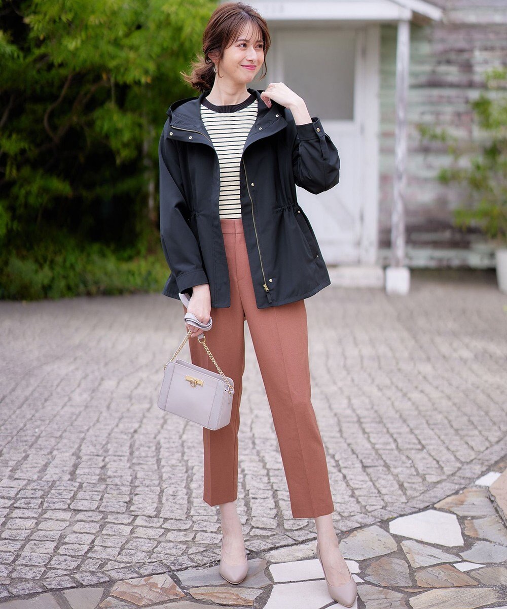 ANY SIS L 【撥水】フーディショート ブルゾン 