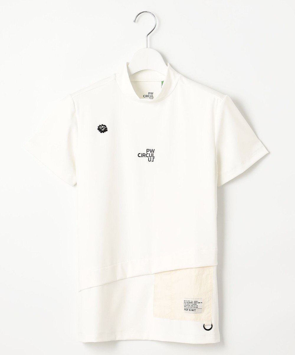 PW CIRCULUS 【UV遮蔽率99.5%  UVカット / 速乾 / ストレッチ】【WOMEN】ポケットモックT ゴルフウェア レディース 