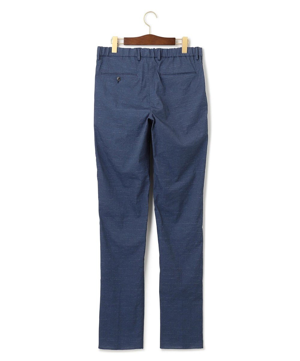 J.PRESS MEN 感動！？上品な見た目に着心地抜群なセットアップ【MECHANICAL】【超軽量 / 清涼感 / 洗える】ハイパワーストレッチ リネンルックパンツ 