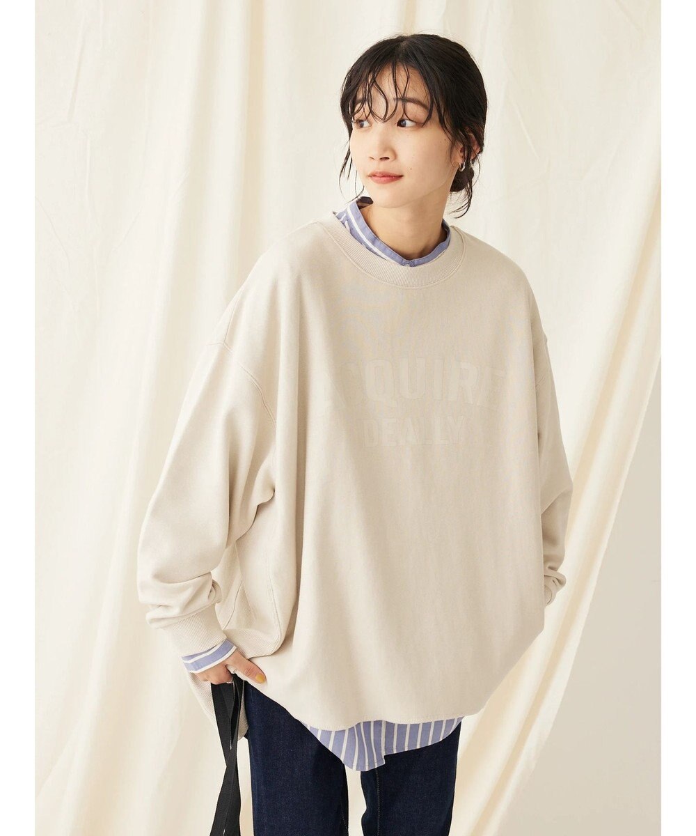 CRAFT STANDARD BOUTIQUE プリント裏毛チュニック 