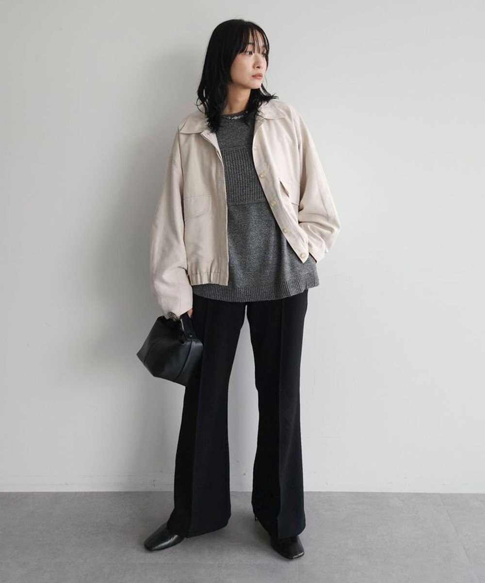 Green Parks ステンカラースウェード調ブルゾン 