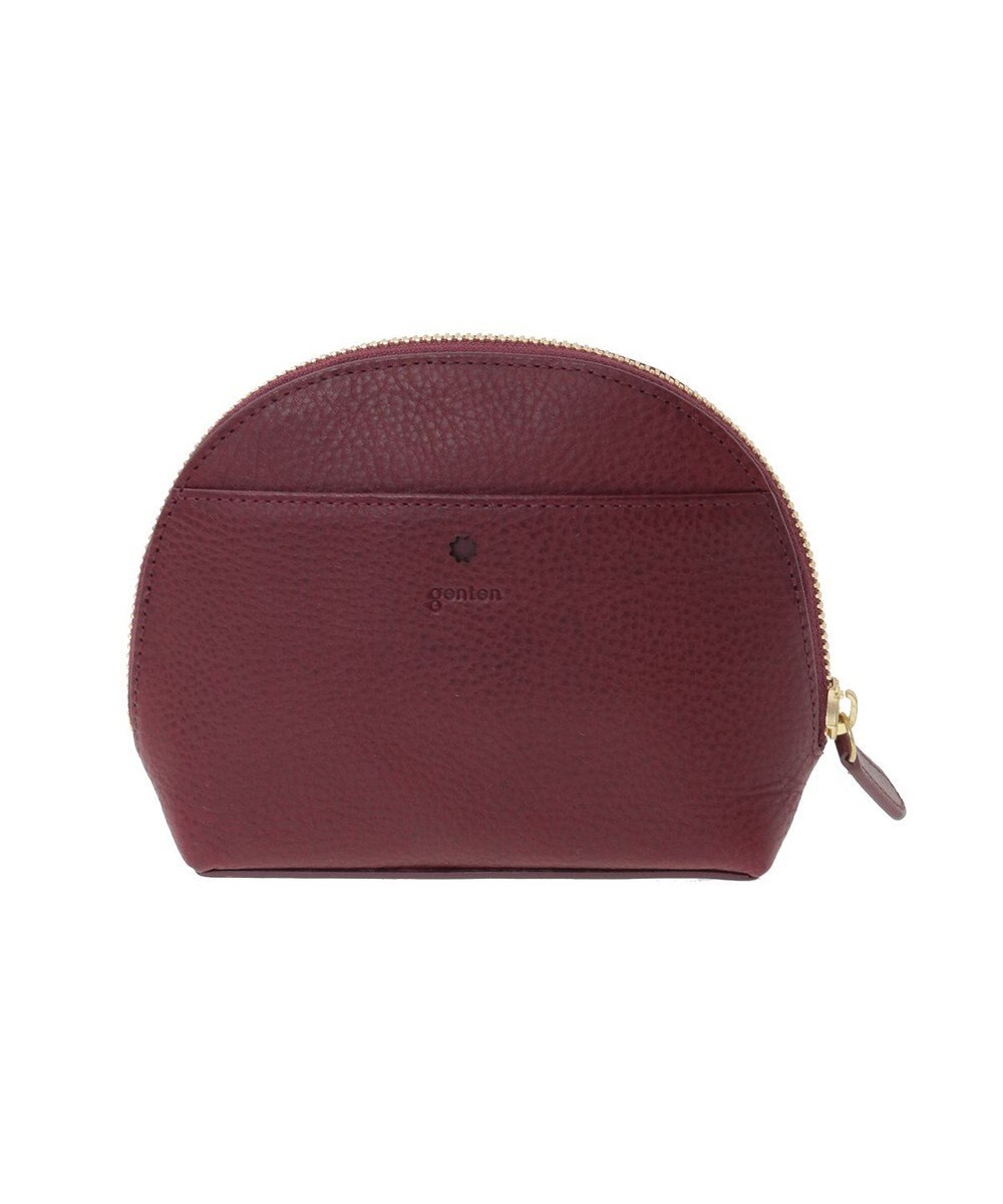 genten アーガイルカットワーク ポーチ 