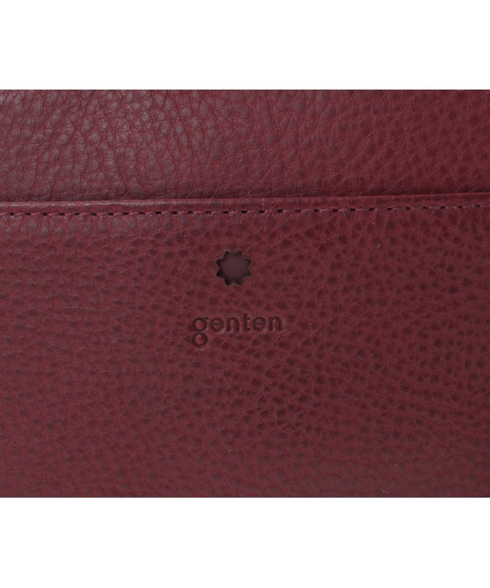 genten アーガイルカットワーク ポーチ 