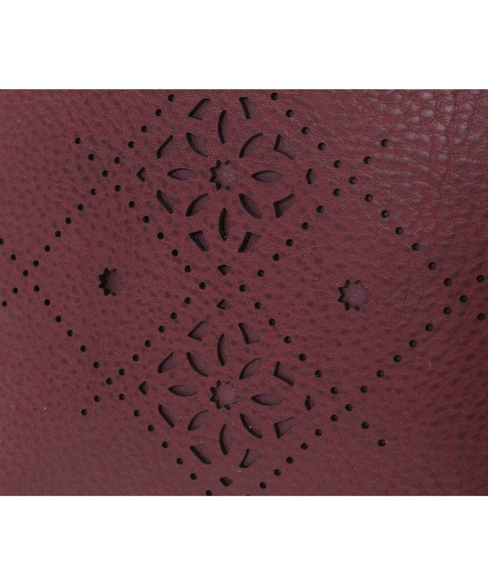 genten アーガイルカットワーク ポーチ 