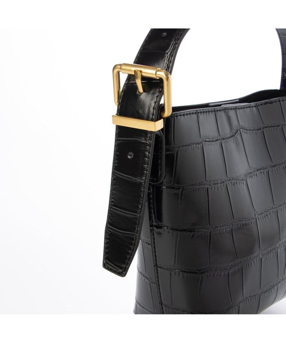 UNBILLION カシュカシュ cachechche / クロコ型押し2wayミニショルダー 