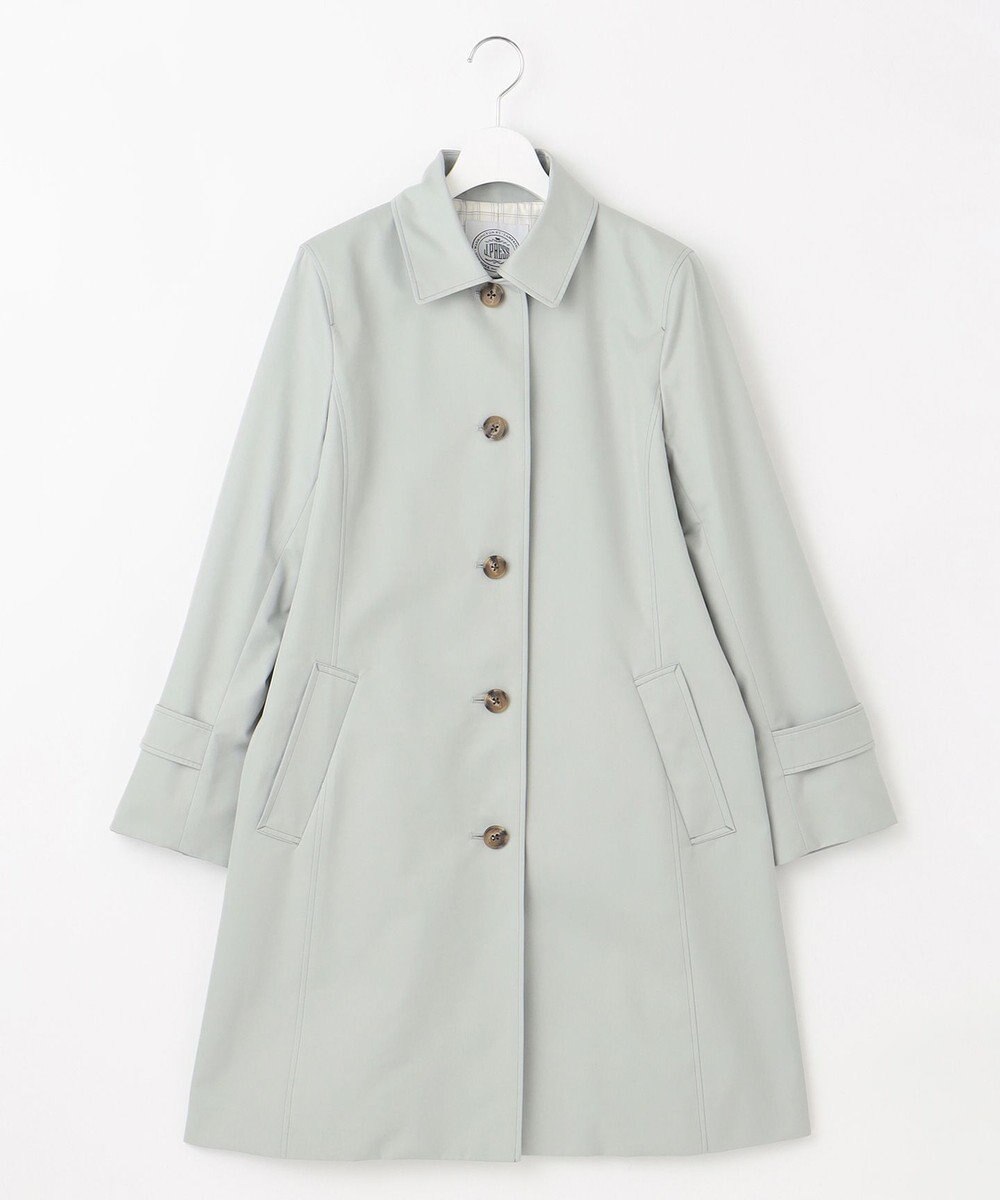 J.PRESS LADIES S 【WEB限定カラーあり・撥水】80/2 T/C ツイル ステンカラー ロングコート 